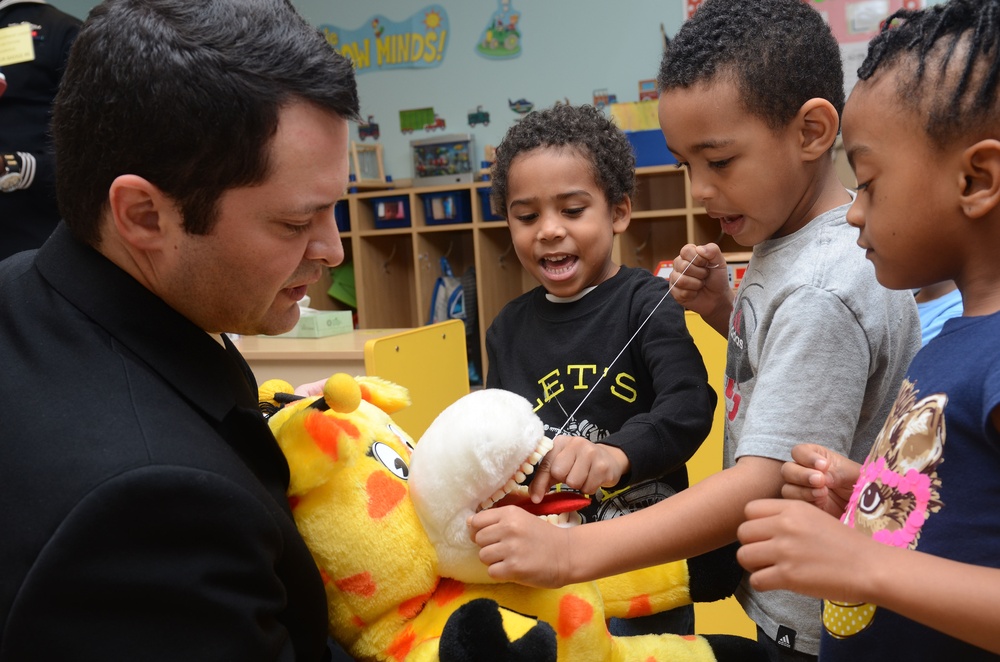 National Children's Dental Health Month event at NAS Jacksonville