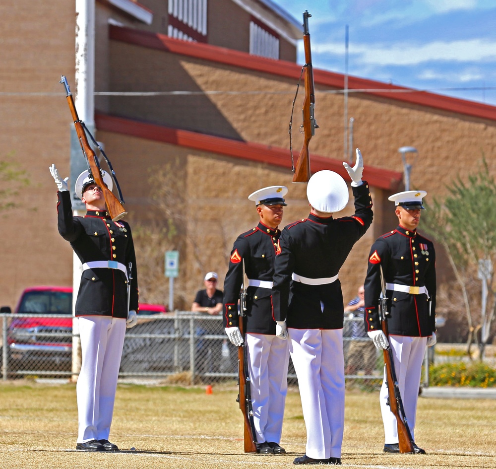 The Battle Color Detachment Comes Alive at MCAS Yuma
