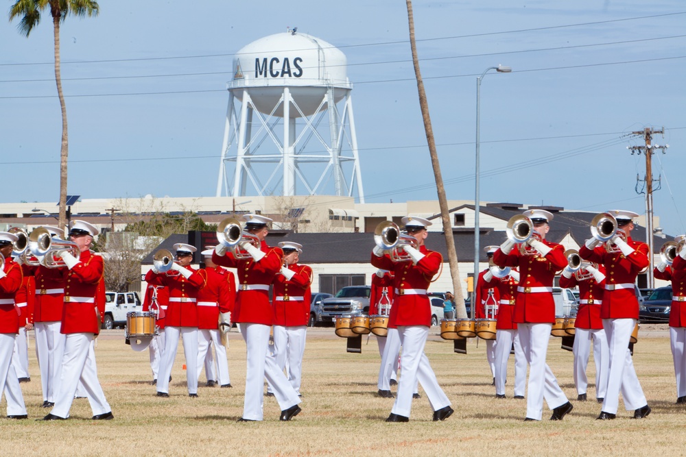 Battle Color Ceremony Premier at MCAS Yuma