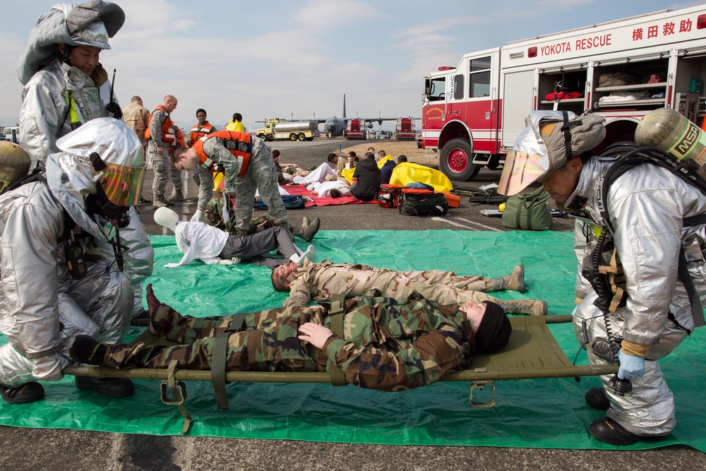 First responders conduct major accident response exercise