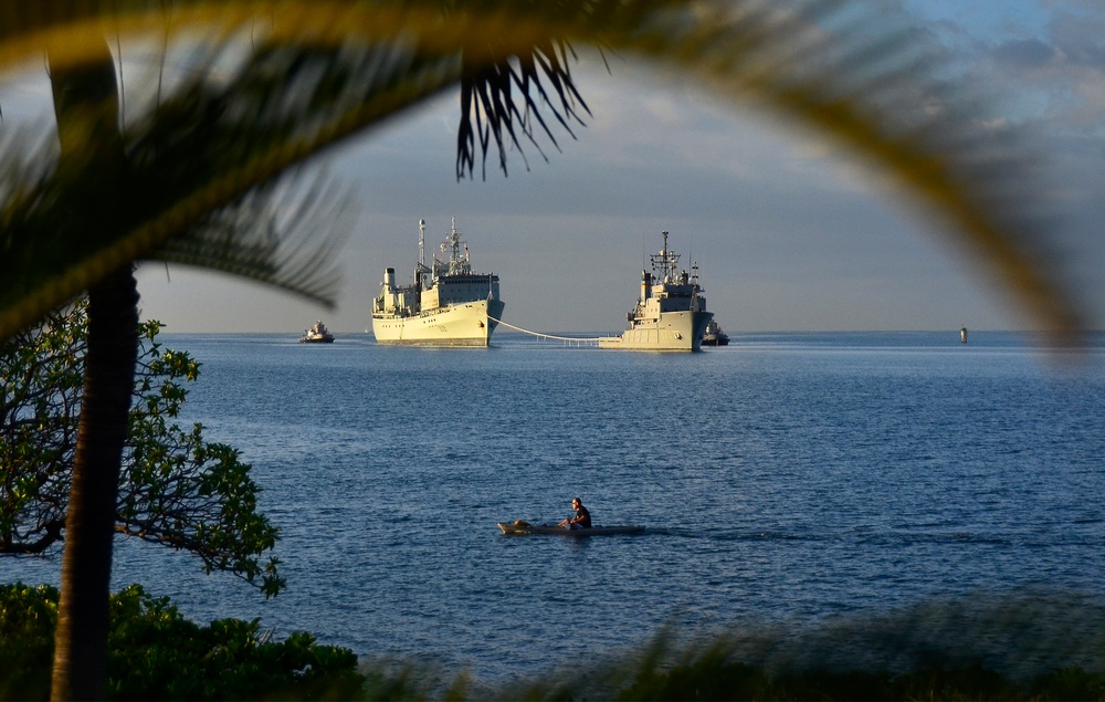 HMCS Protecteur arrives at Joint Base Pearl Harbor-Hickam