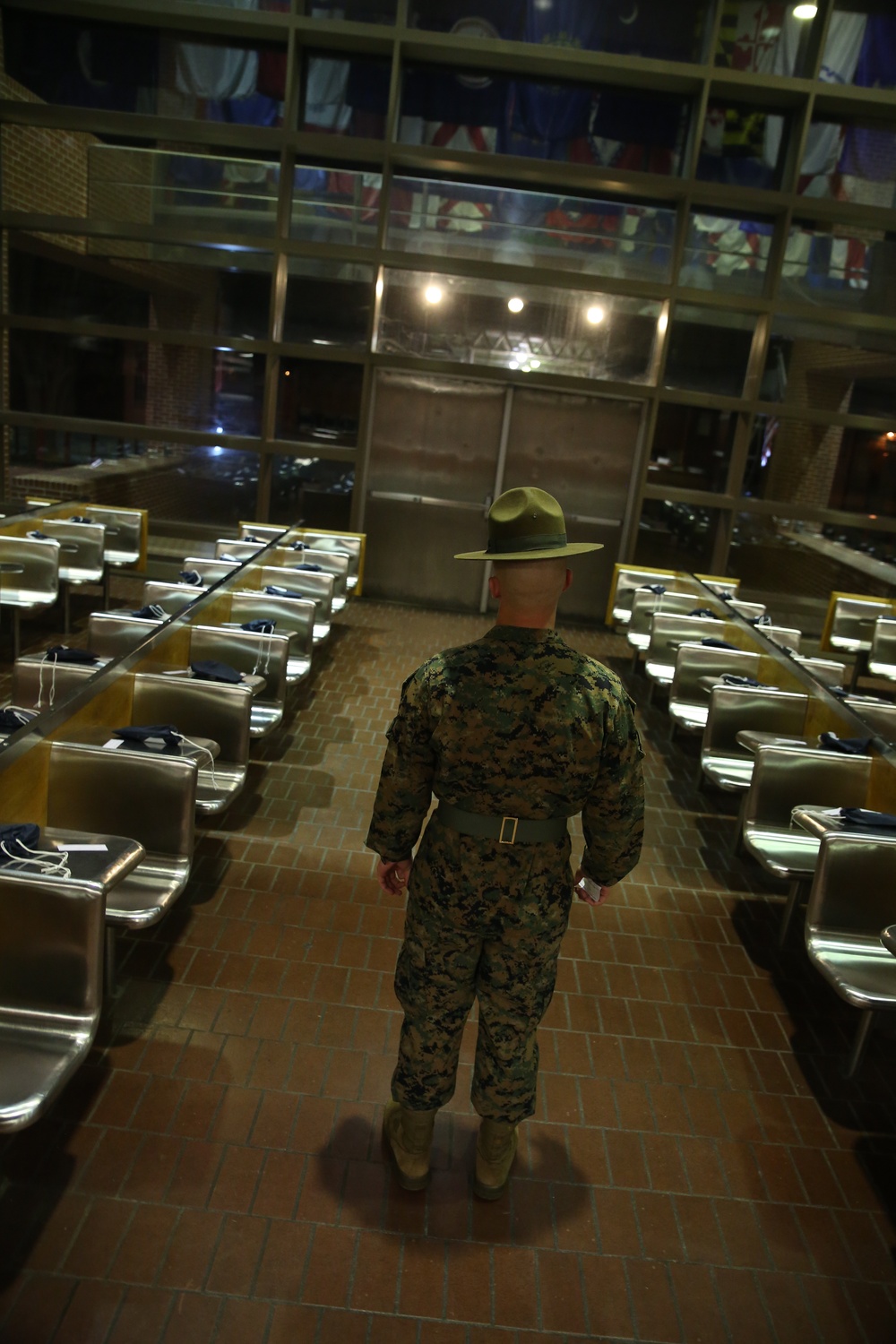 Photo Gallery: Marine recruits survive first stressful night on Parris Island