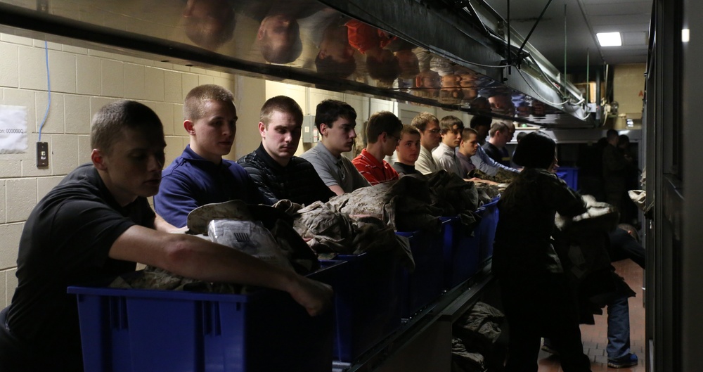 Photo Gallery: Marine recruits survive first stressful night on Parris Island