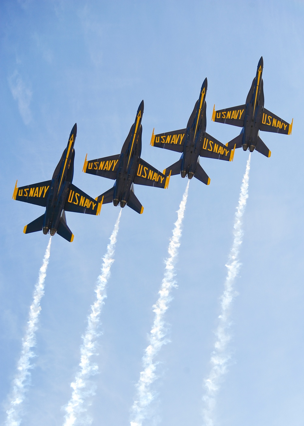 Blue Angels practice demonstration March 6, 2014