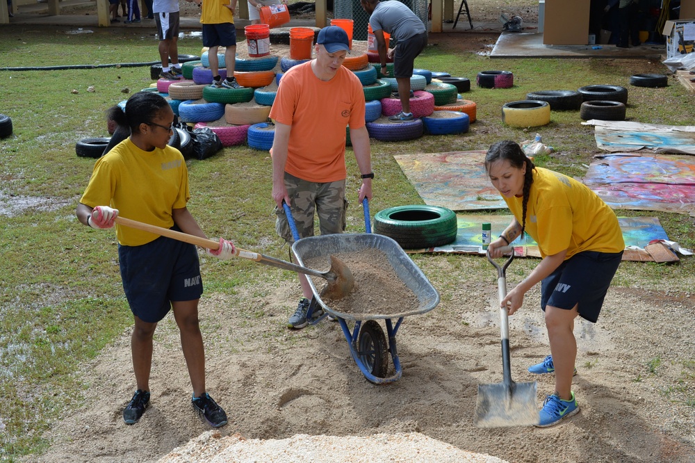 Playground construction