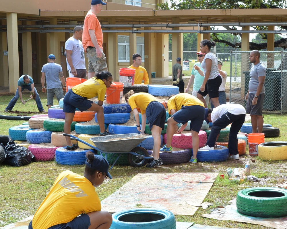 Playground construction