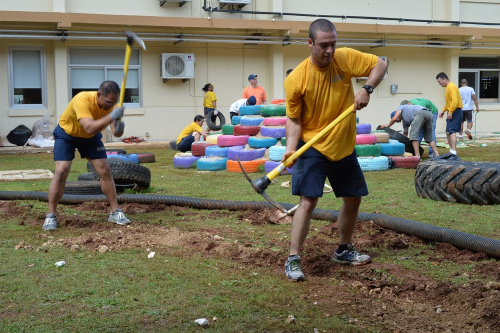 Playground construction