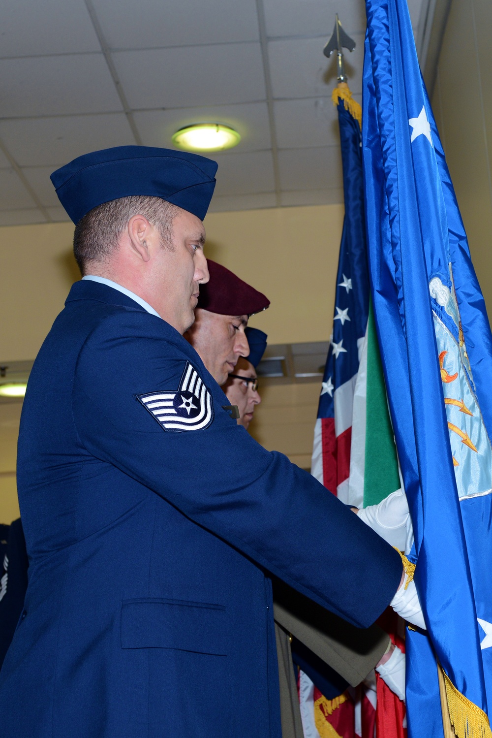 Chief Master Sgt. David K. Knight Jr.'s retirement ceremony