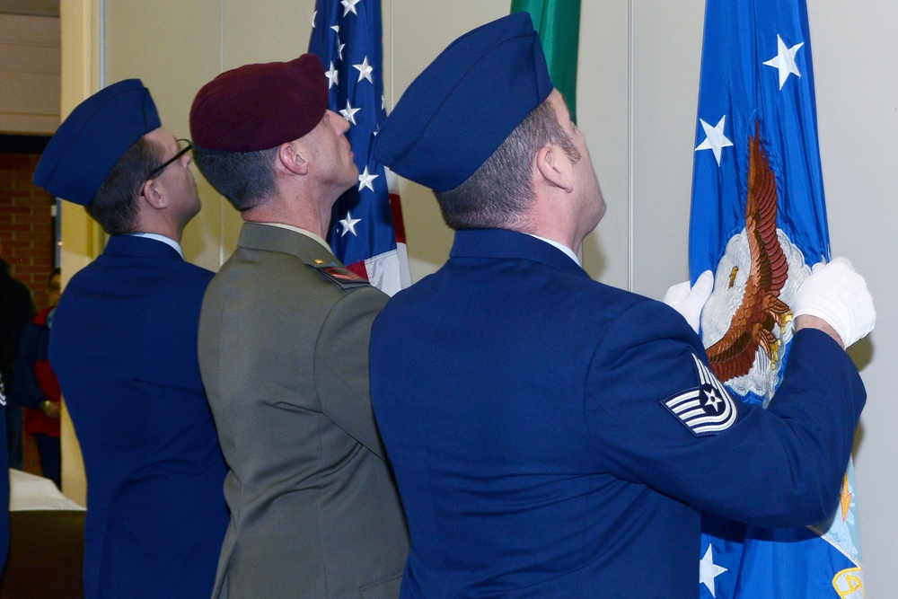 Chief Master Sgt. David K. Knight Jr.'s retirement ceremony