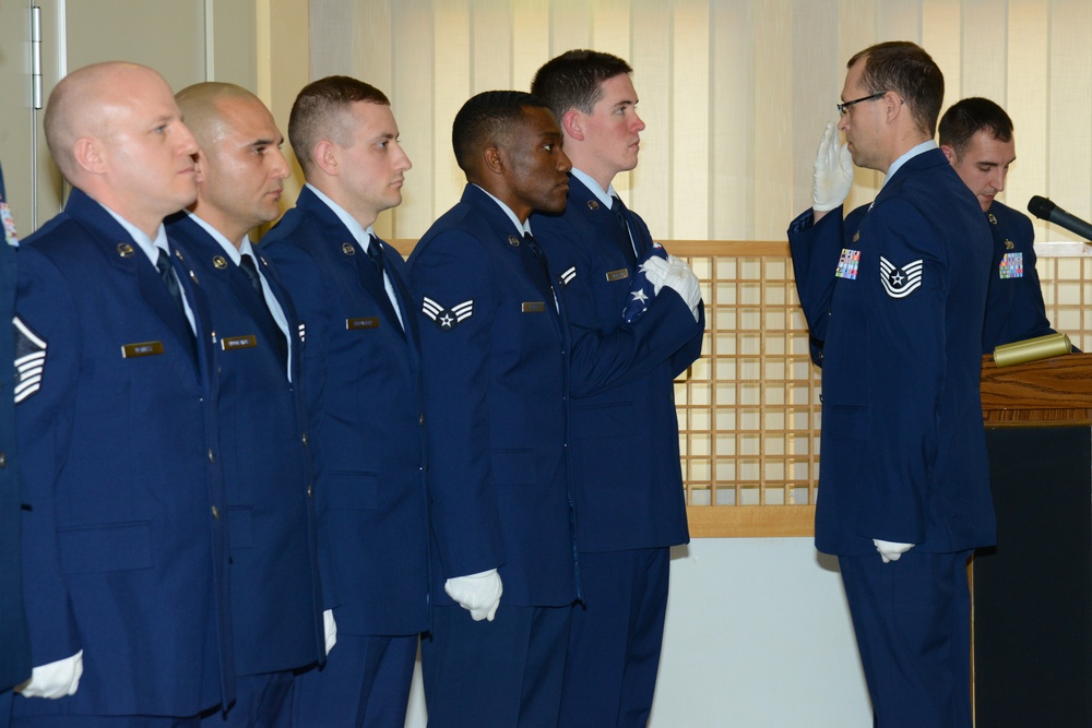Chief Master Sgt. David K. Knight Jr.'s retirement ceremony