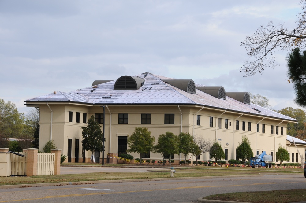 Roofing project on Bldg 693, Maxwell AFB