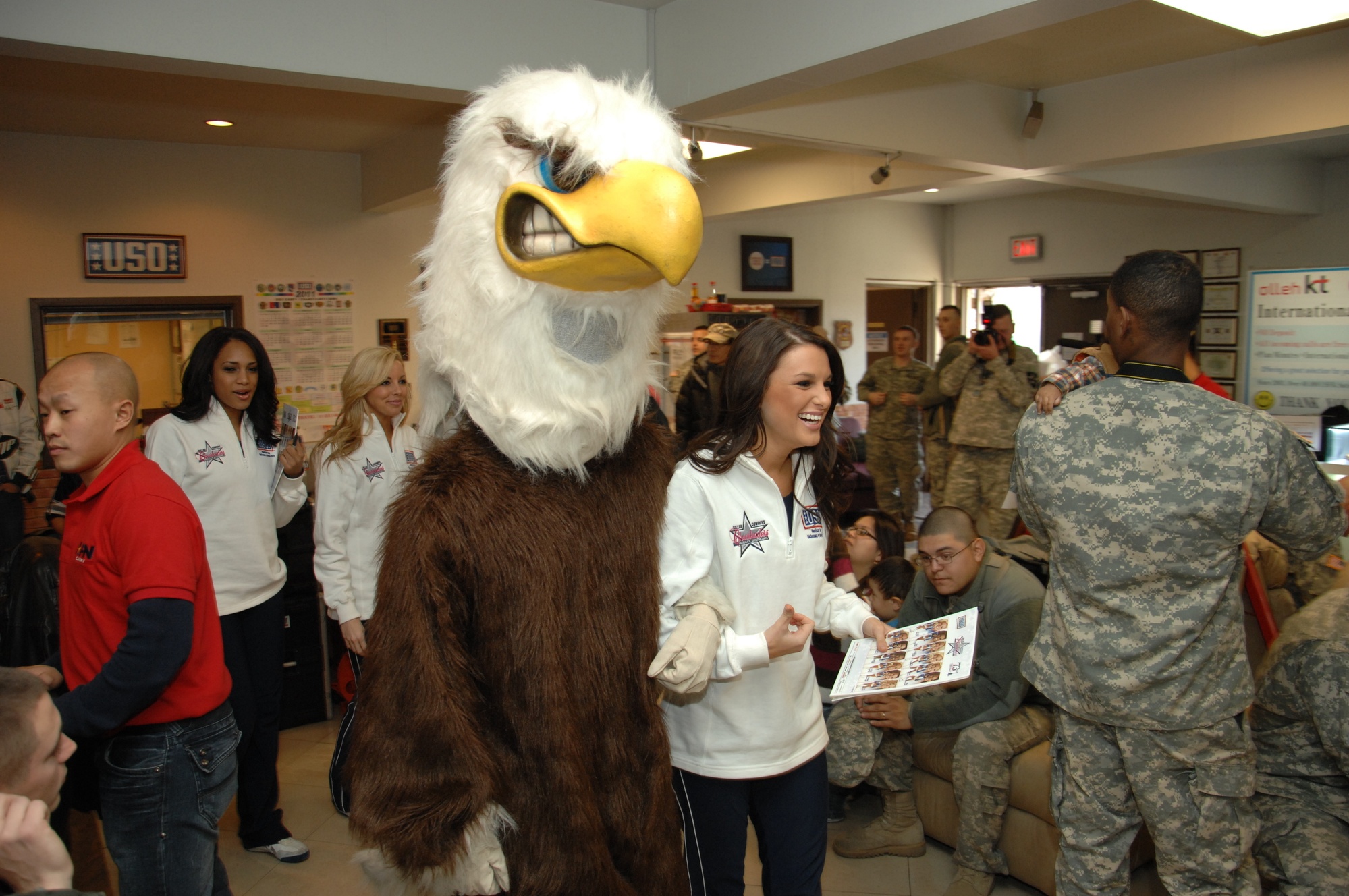 A Visit with America's Heroes – Dallas Cowboys Cheerleaders