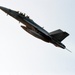 FA-18F Super Hornet flies over USS Gettysburg