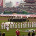 US Navy Ceremonial Band performs the national anthem