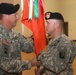 Maj. Tyler Shelbert change of command ceremony