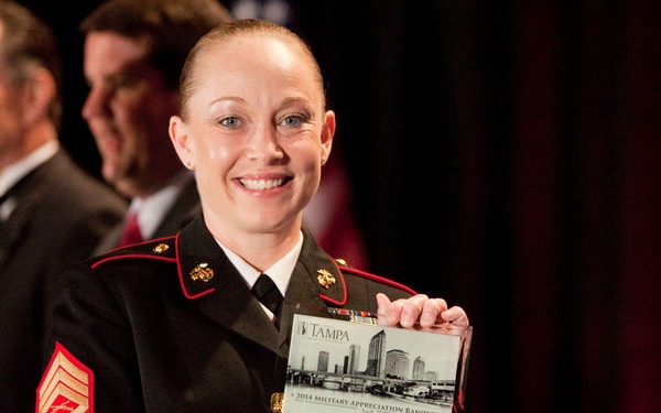 USCENTCOM, MARCENT troops receive awards during military appreciation banquet