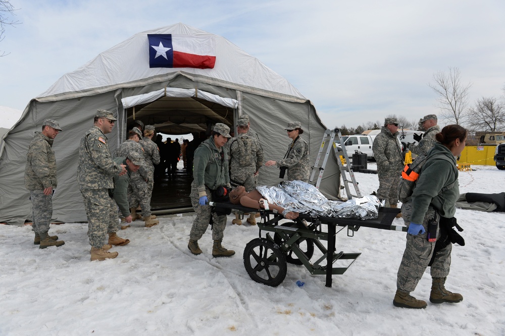 Texas Homeland Response Force welcomes visitors to certification training exercise
