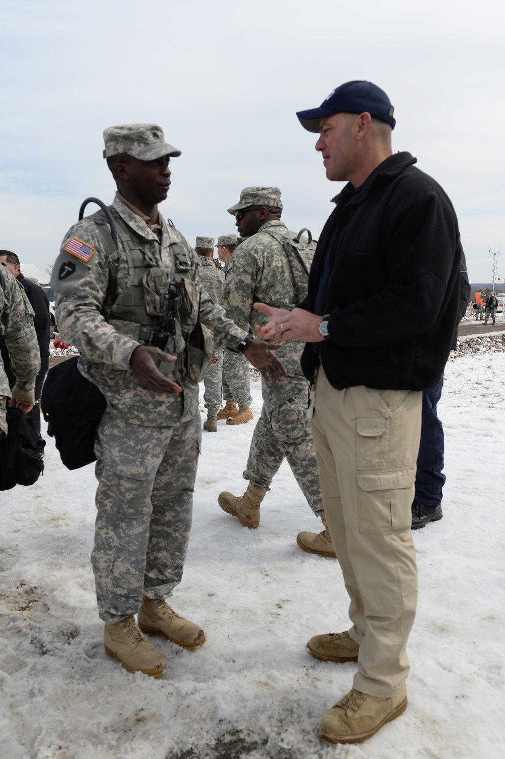 Texas Homeland Response Force welcomes visitors to certification training exercise