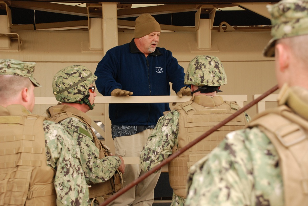 NMCB 25 MRAP rollover training