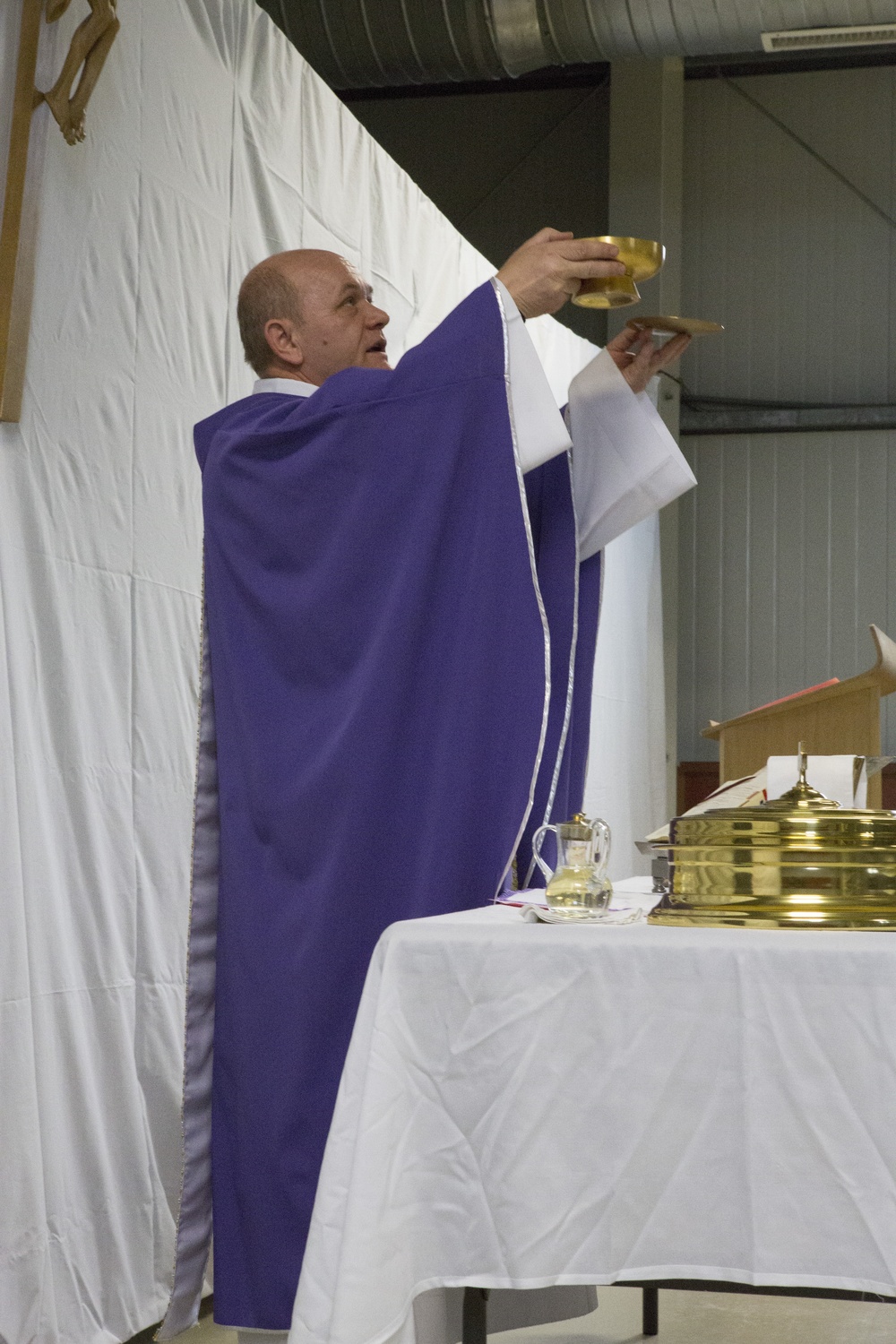 Ash Wednesday aboard Mihail Kogalniceanu Air Base, Mihail Kogalniceanu, Romania