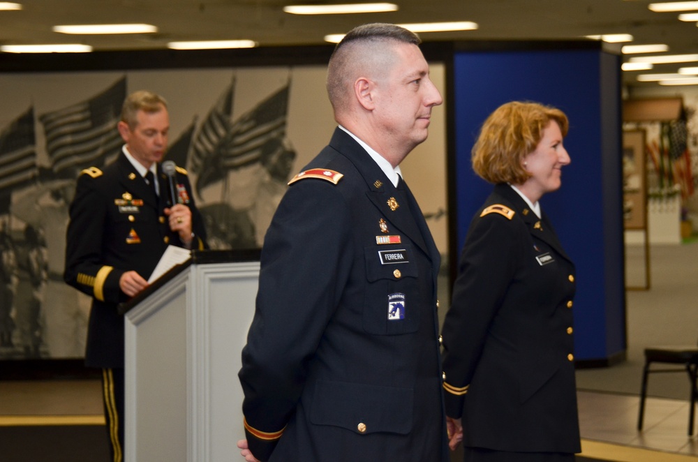 Husband, wife promoted together at Fort Bliss