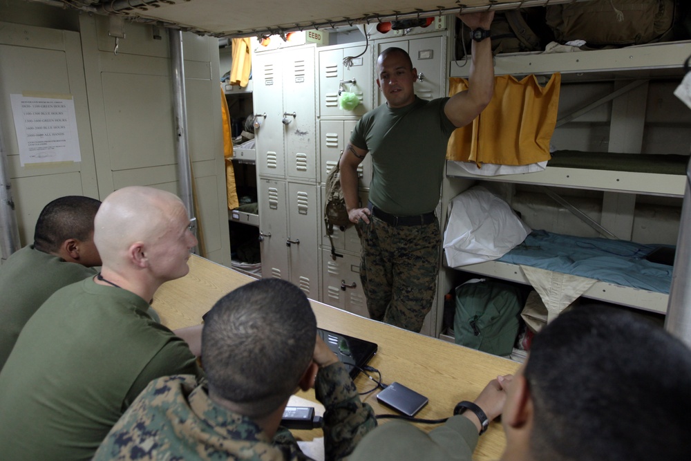 An example of exemplary leadership: Marine sergeant recognized for skills in development