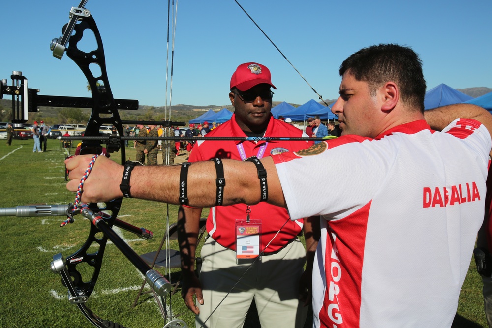 2014 Marine Corps Trials archery competition