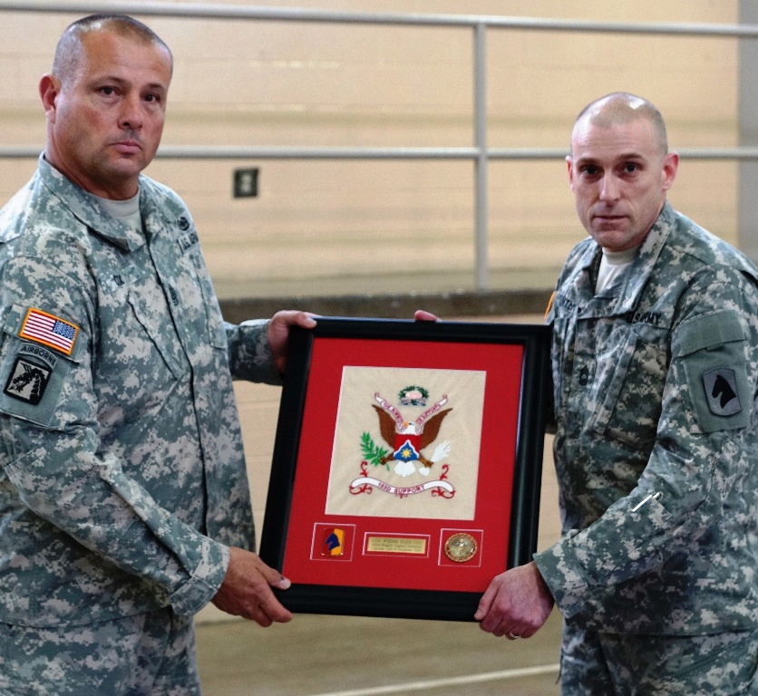 138th Fires Brigade's senior enlisted honored