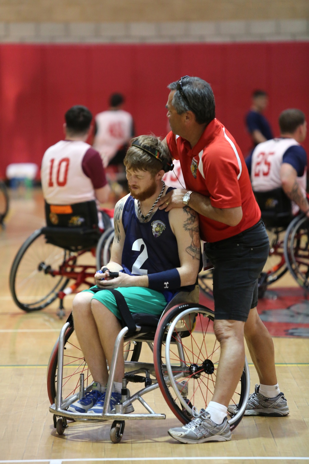 2014 Marine Corps Trials wheelchair basketball