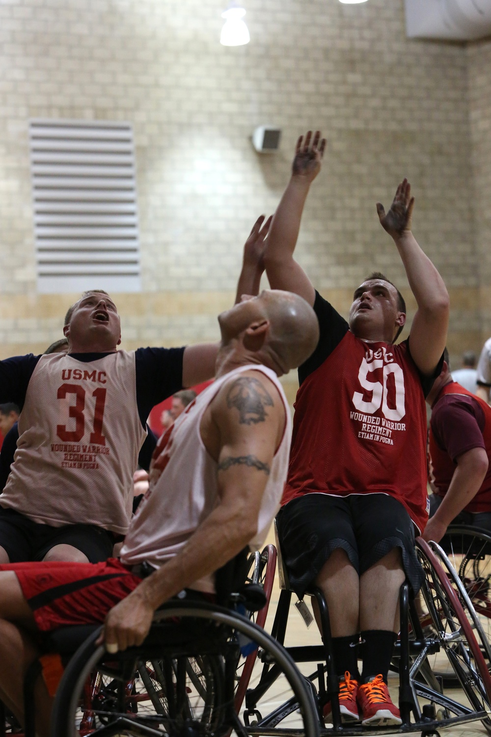 2014 Marine Corps Trials wheelchair basketball