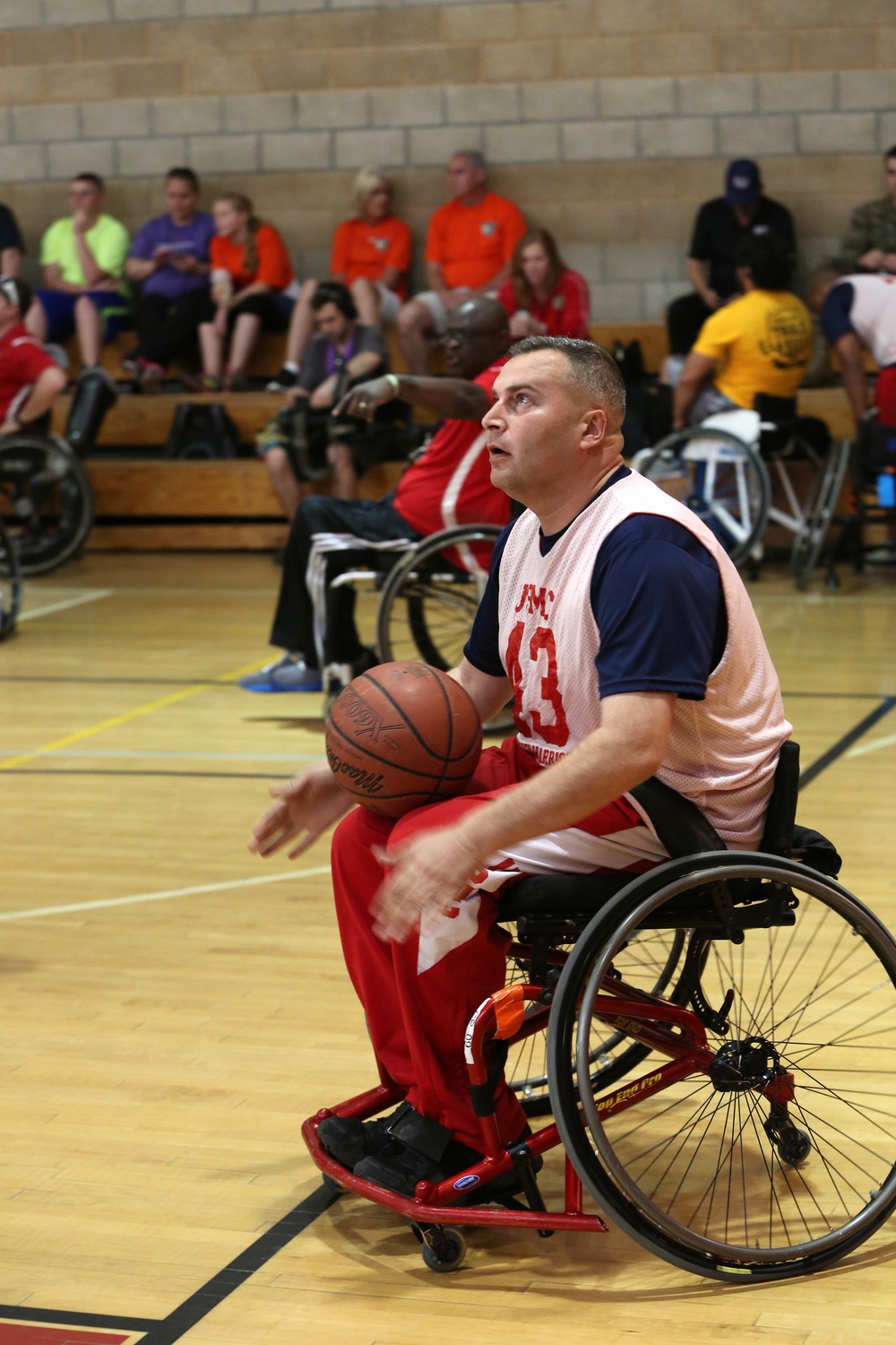 2014 Marine Corps Trials wheelchair basketball