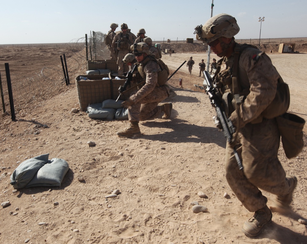 1st Battalion, 9th Marine Regiment conducts live-fire training exercise