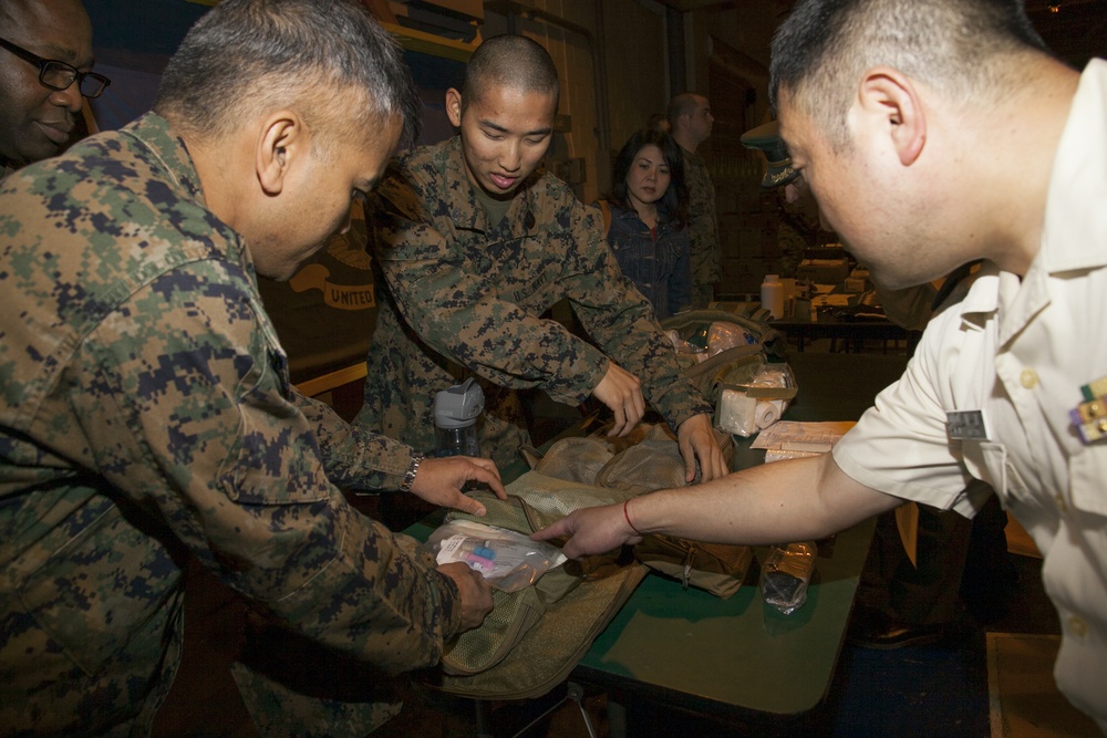 JGSDF members visit 3rd Medical Logistics Company, learn about medical capabilities