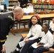 Army Brigadier General speaks with students