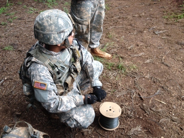 95th Engineer Company conducts Blow in Place demolition training