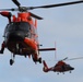 Coast Guard MH-65 Dolphin helicopter crews conduct vertical surface training in Kodiak, Alaska