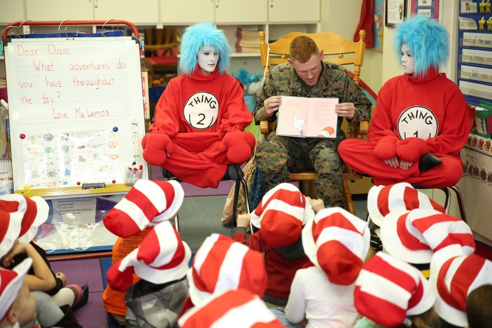 Dr. Seuss celebrated at M. C. Perry
