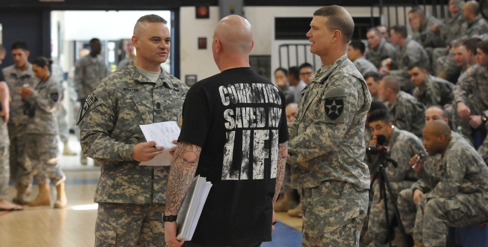 210th FA Brigade combatives team dinner and 2ID tournament
