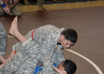 210th FA Brigade combatives team dinner and 2ID tournament