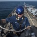 USS Mason visit, board, search and seizure team training