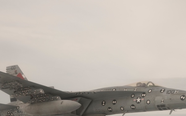 In-flight refueling pod test