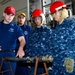 USS Ronald Reagan pipe-patching training