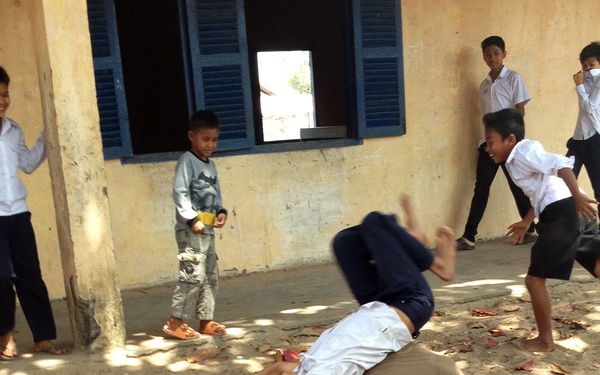 Cambodia construction site