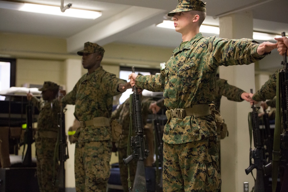 Parris Island recruits learn meaning of discipline