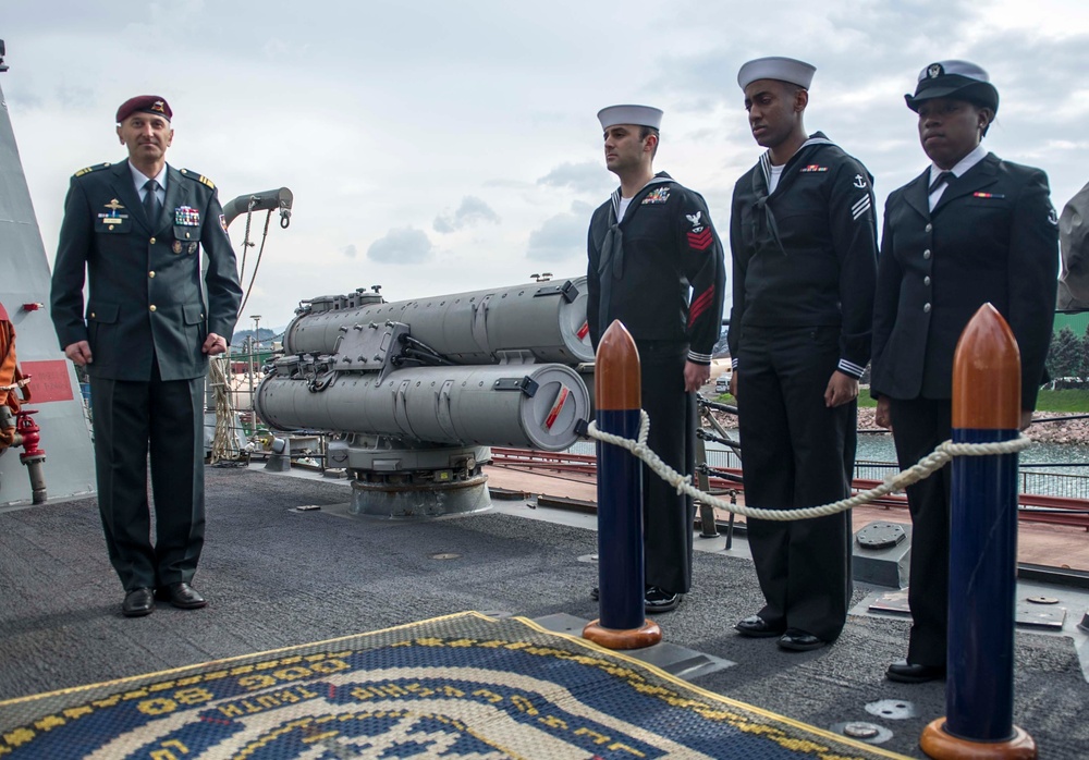 USS Roosevelt (DDG 80) is on scheduled deployment in route to support maritime security operations and theater security cooperation efforts