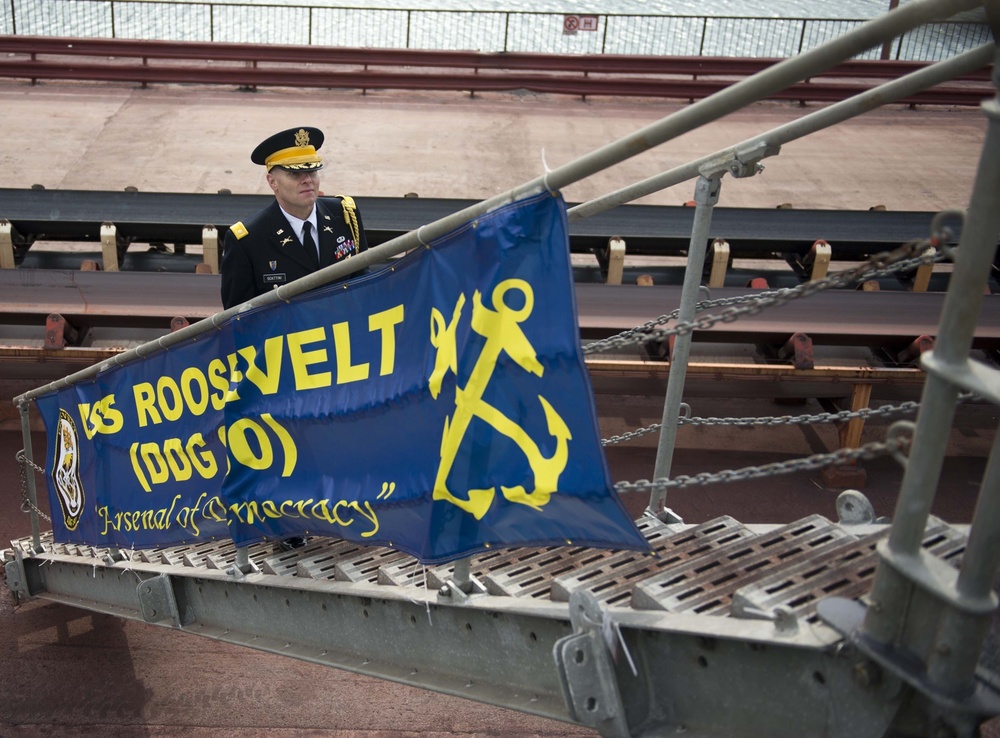 USS Roosevelt (DDG 80) is on a scheduled deployment in route to support maritime security operations and theater security cooperation efforts