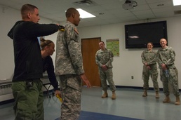 One painful lesson: MPs train with tasers