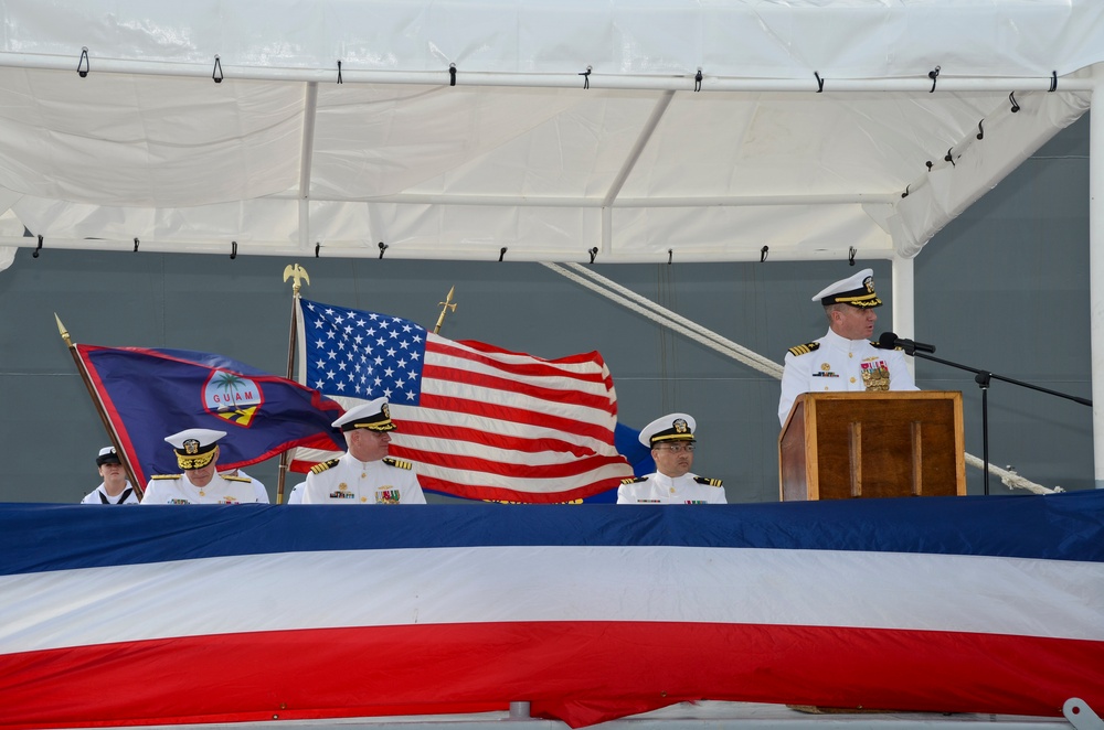 USS Frank Cable change of command