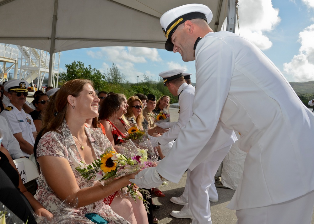 USS Frank Cable change of command