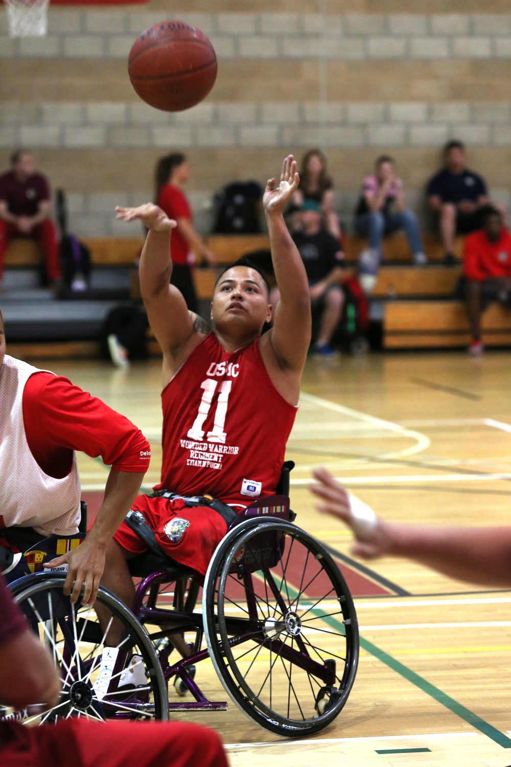 2014 Marine Corps Trials wheelchair basketball competition